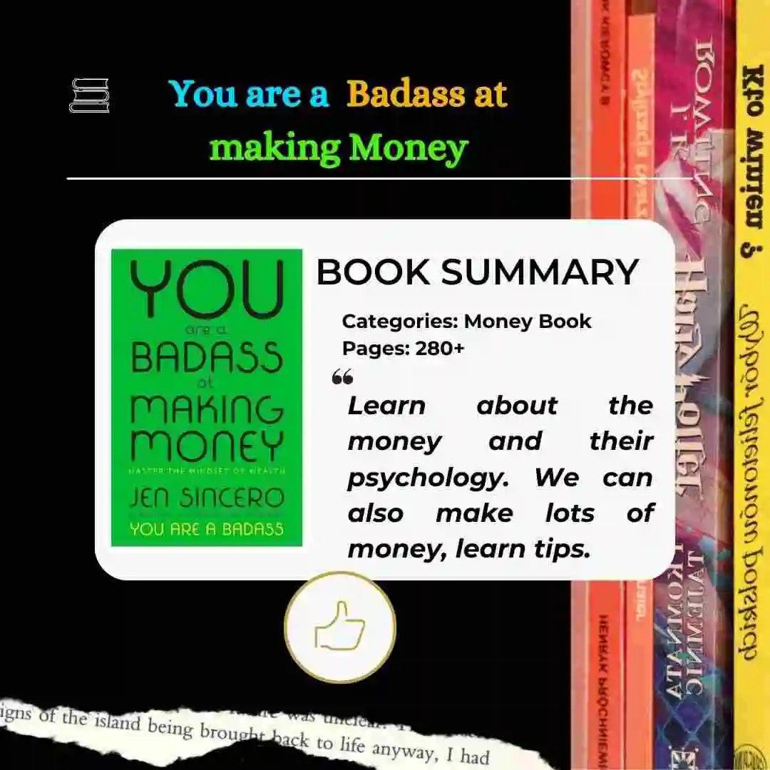 You are Badass at Making Money Book